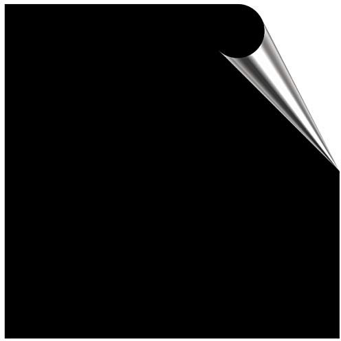 Gloss Tile Stickers for 10cm x 10cm / 100mm x 100mm / 4 Inch Waterproof for Kitchen, Splashback, for Bathroom, Self Adhesive, Peel and Stick On, Removable (Black, 50)