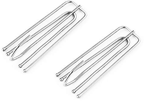 30 Pcs Stainless Steel Curtain Hooks Pinch Pleat Curtain Hook Heavy Duty Metal Curtain Deep Prong Hooks