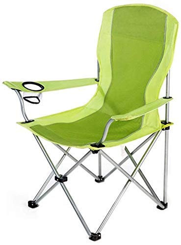 Silla Plegable portátil y Liviana para Acampar con reposabrazos y portavasos La Silla Plegable agrega algodón y es cómoda para Exteriores, Caminatas, Festivales, Servicio Pesado, Capacidad d