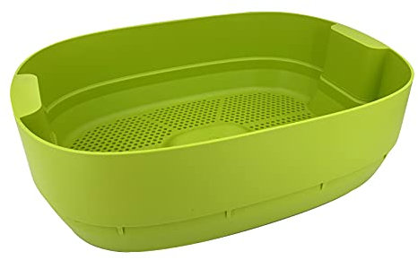 Moutta I Urbalive Verde, Bandeja Gris Adicional para vermicompostador I Propagación del Compost de lombrices