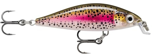 Rapala, X-Light Pop Angelköder, schwimmender Süßwasserköder, Schwimmtiefe: Oberfläche, Angelgerät aus Kunststoff