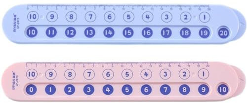 HiyyFloy Mathe-arithmetik-lineal, Mathe-Lernen, Digitales Zerlegungslineal, Additions- Und Subtraktionsrechner, Zahlen-Matching-lineal Für Die Schule