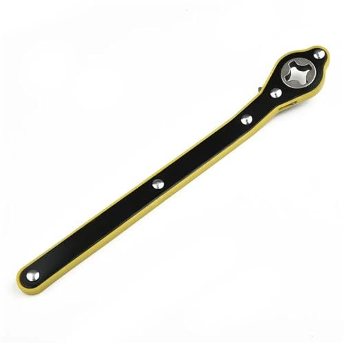 CQJJXKYC Getriebeheber 1 x 34 cm Auto-Scheren-Ratschenschlüssel, Garage, Reifen, Radmutternschlüssel, Griff-Reparatur-Werkzeug rangierwagenheber(1pc Wrench)