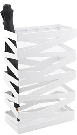 GZSLKSCD Paragüeros, Paragüero de Metal Hueco con Ganchos, Paragüero Rectangular para Hotel, Restaurante, Organizador de Paraguas, 40 x 20 x 60 cm (60 x 20 x 60 cm)
