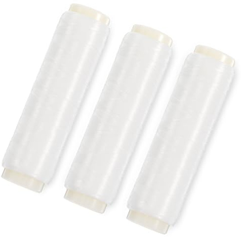 Lenza da pesca, 2 rotoli da 0,2 Mm 200 M, 1 rotolo da 0,1 Mm 200 M Filo di Nylon Corda da Pesca Trasparente, Anti Rottura Bianca Elastica Lenza Da Pesca Per La Pesca Decorazioni Appese Creazione di