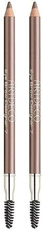 ARTDECO Eye Brow Designer mit Bürstchen – Augenbrauenstift für präzise Brauen in Braun – Füllt Lücken auf (Packung mit 2)