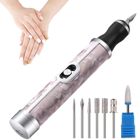 Electric Nail File, Cordless Nail Drill Kit, Toe Kit for Thick Nails,Toenail Sander for ThickNails, Manicure,Toenail Grinder for Thick Toenails Human Cordless