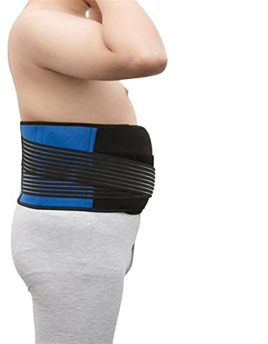 Tallas Grandes S-6XL Faja Lumbar Mujeres Y Hombres Cinturón De Descompresión Lumbar Ajustable Corrector De Postura Cintura-Espalda Entrenador De Cintura Deportivo para Uso Diario(4XL)