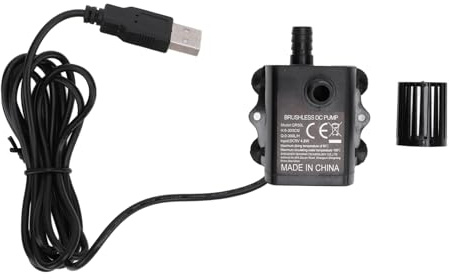 Cocoarm Dränkbar Vattenpump, Fontänpump, Akvariumpump, IP68 Vattentät, med Flödesjustering, LED-indikatorer, Minnesfunktion, för Akvarium, Damm, Hydroponik