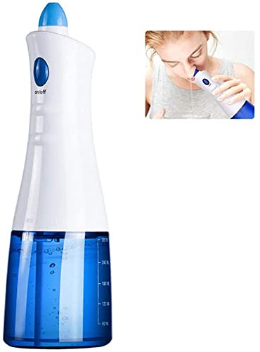 BIHANI Système d'irrigation des Sinus nasaux, Nettoyeur de Nez électrique pour bébé avec Deux becs, aspirateur de Nez Anti-refoulement pour Adultes et Enfants