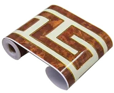 Bordo per carta da parati autoadesiva,Bordo per carta da parati in PVC,Carta da parati lucida di contatto del marmo di Peel and Stick,per il soggiorno,la cucina,la camera da letto,i servizi igienici