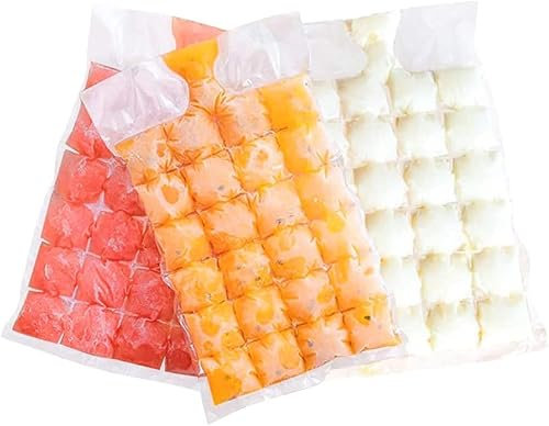 50 bolsas de cubitos de hielo para hielo o zumo