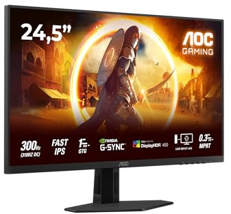 AOC G4 25G4SRE Full HD 62,2 cm (24.5) Full HD(1920 x 1080 Pixel), Fast IPS-Panel, 1 ms, 310 Hz, DisplayPort 1.4, HDMI 2.0 (25G4SRE)