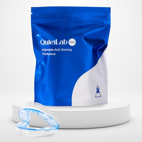 QuietLab Pro Anti Snoring Mouthpiece, BPA & Latex Free, 25 Adjustable Settings, Medical-Grade Materials, Patented Design