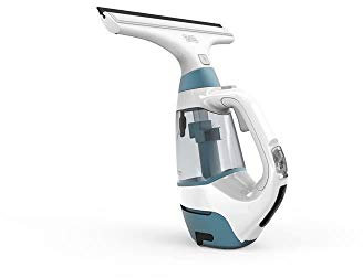 BLACK+DECKER WW100 Lavavetri Senza Fili Antigoccia a Batteria Litio Testa Pulente Pivotante Aspiragocce da 280 mm, con Panno in Microfibra, Capacità 100 ml 3.6 V