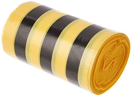 Hanfare TSYB/2 Tiger Stripe Lot de 50 sacs à déchets cliniques Jaune 20 l