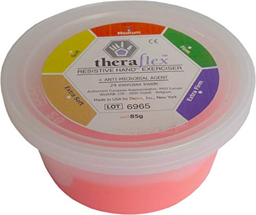 Theraflex Therapieknete 85 g | medium | rot