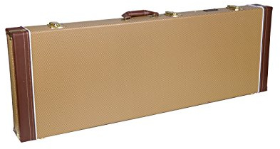 Crossrock CRW620E E-Gitarren-Holzkoffer für Telecaster & Stratocaster – Vinyl Tweed