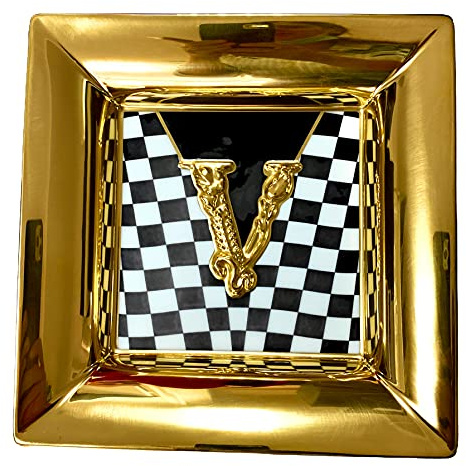 Versace Ciotola Virtus Colore Bianco, Nero, Oro classico cod. 14623-403722-25818