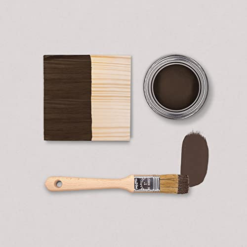 LEINCOLOR - Hochwertige Leinöllasur für den Innenbereich - biologischer und natürlicher Holzschutz, Farbe: Ebenholz, 750 ml