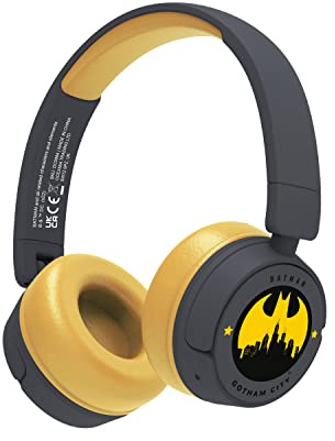 OTL Technologies DC0984 Batman Gotham City Kinder-Kopfhörer, kabellos, Grau