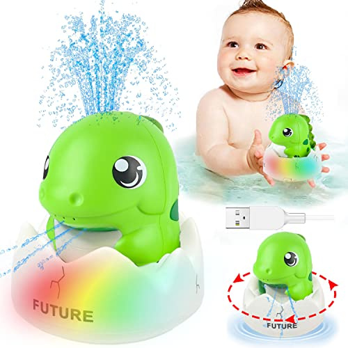 ZHENDUO Baby Bath Toys, Rechargeable Bath Toys, Whale Spray Water Bath Toy, Sprinkler Bathtub Shower Toys for Toddlers Kids Boys Girls, Pool Toy for Baby