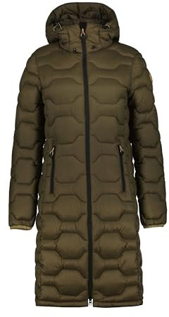 Icepeak Damen Leicht Stepp Mantel Bandis Dark Olive 40