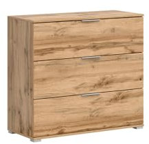 BLACK RED WHITE Kommode Zele | Sideboard im Minimalistisch, Modern Stil | für Schlafzimmer | Braun