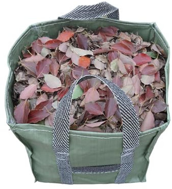 Borsa da giardino per prato, Raccoglitore di rifiuti esterni, Strumento di raccolta rifiuti quadrato, Borsa da giardino pieghevole, Raccoglitore di rifiuti da patio, Strumento di raccolta rifiuti da