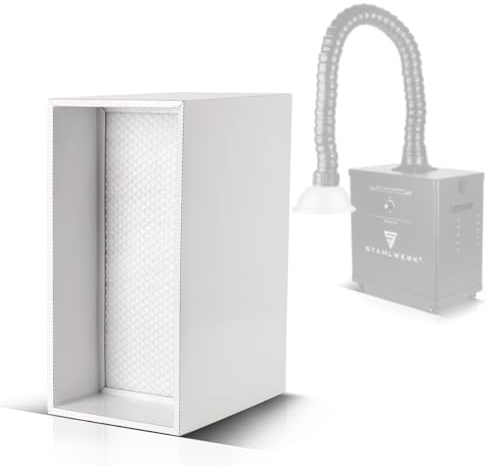 STAHLWERK Aktivkohle-Filter für Rauchabsaugung FE-210 ST | Ersatzfilter | Luftfilter/Hauptfilter für Absauganlage/Rauchabsorber/Rauchabzug/Schweißrauch- und Lötabsaugung
