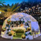 LSHFYV Pop-up-Pavillon-Bubble-Zelt, Garten-Kuppel-Bubble-Zelt, 12 Fuß klares Kuppelzelt, Gewächshaus-Campingzelt, wetterfestes geodätisches Kuppelzelt für den Außenbereich