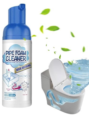 Abflussreiniger Schaum, Schaum Abflussreiniger,Get Out Abflussreiniger Schaum,Drain Cleaner Abfluss Schaumreiniger für Küche, Waschbecken, Toiletten, Wannen (1 Stück)