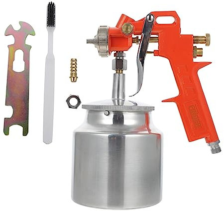 Yardenfun 1 Juego pulverizadora neumática aerosol profesional aerógrafo para pintar paredes rociar spray rociador de pintura pulverizador neumático suministros de coche cobre Orange