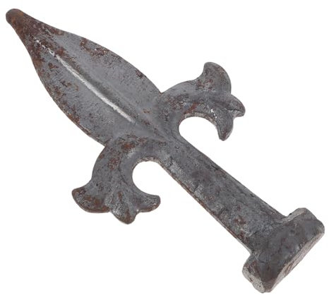 Gadpiparty Metal Fence Head Decorative Fence Post Topper Ornamental Garden Fencing Accessory