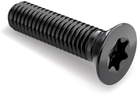 Flachkopfschrauben M2 M3 M4 M5 M6 M8 M10 Schwarze 304 Edelstahl Senkkopf-Torx-Schrauben, 10 Stück, M8x35-304 schwarz