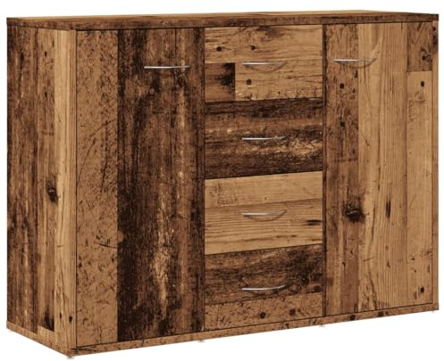 vidaXL Credenza Legno Antico 88x30x64 cm in Legno Multistrato