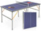 COSTWAY Mini Tischtennisplatte klappbar, Tischtennistisch mit Netz, 2 Schlägern & 3 Bällen, Ping Pong Tisch wetterfest für Indoor & Outdoor, 180 x 90 x 76 cm