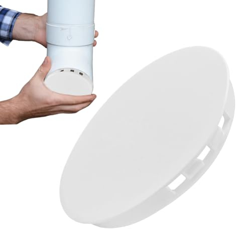 lüftungsrohr abdeckung 100mm,Lüftungsrohr Abdeckung Für Muffenstopfen,Federdeckel 100mm,Pvc Rohrabdeckung Federdeckel,Abdeckkappe Lüftungsrohr Endkappe,Uv-Beständiger Asa-Kunststoff (Weiß, Ø 100)