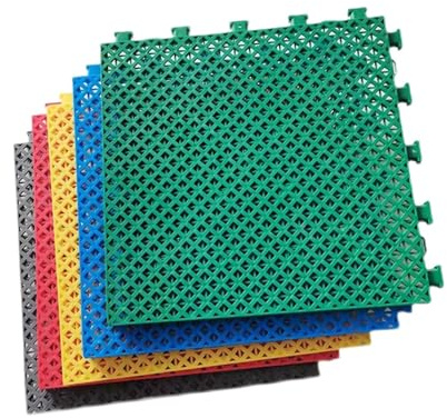 Cojín Modular Entrelazado De 25x25x1.2cm, Almohadillas De Seguridad Y Antirrobo for Balcones, Tapetes De Drenaje De Plástico De Alta Resistencia Antideslizantes(Yellow,20 PCS)