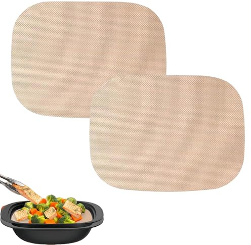 2 pellicole permanenti per Bimby TM7 Varoma, antiaderente, carta da forno riutilizzabile, tappetino da forno permanente, antiaderente, resistente al calore