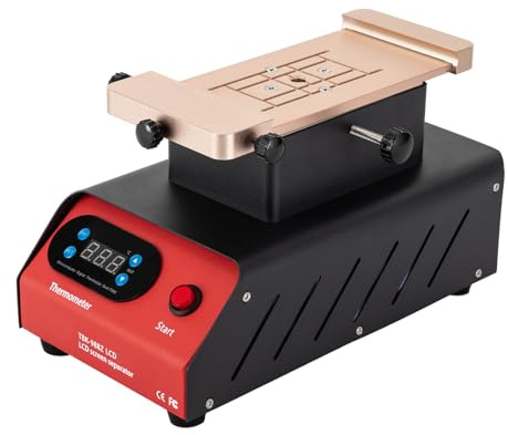 7 LCD Screen Separator Machine, 250W LCD Screen Separator Repair Machine, 104-248℉ LCD Screen Separator Platform with Dual Vacuum Pumps, 360° Rotating Heating Plate, for Phones Under 7 Inches