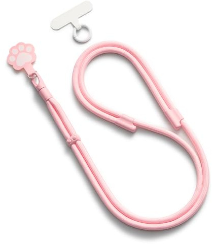 CHUQING Handykette Handyband zum Umhängen Verstellbar | Längenverstellbares Polyester-Umhängeband. Inkl. zwei Pads für vollumschließende Handyhüllen,geeignet für Alltag und Reisen