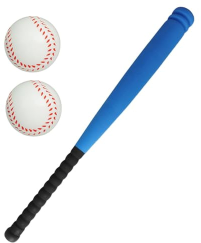 QUILSTM Ensemble de balles et battes de Baseball pour Enfants,Bleu,54 cm