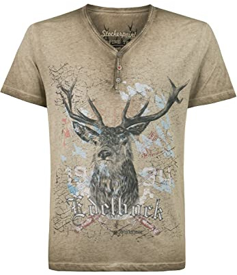Stockerpoint Herren Günther Trachtenshirt (1er Pack)