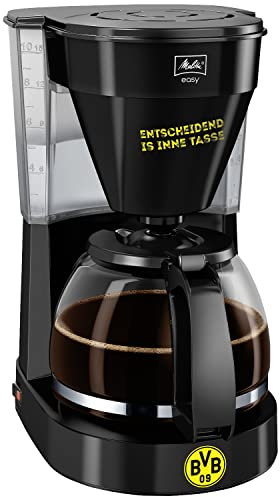 Melitta Easy BVB Edition 1023-02 Filter-Kaffeemaschine aus Kunststoff, schwarz