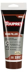 Toupret Wood Filler - Professional-Grade, Pre-Mixed Interior & Exterior Wood Repair Paste - Quick-Drying, Sandable, Paintable - Fills Cracks & Holes - Natural Wood - 0.33 kg