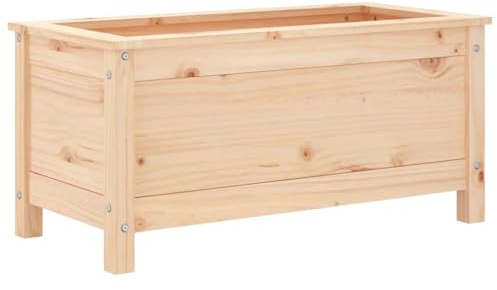 vidaXL Jardinière 82,5x40x39 cm Bois de pin Massif