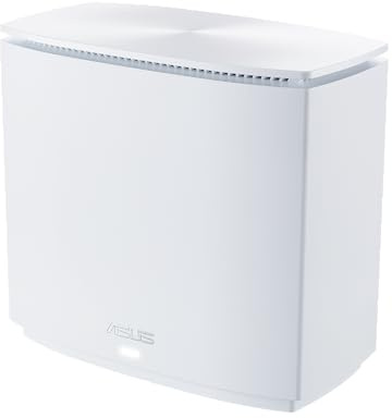 ASUS ZenWiFi AX Hybrid (XC5) AX3000 + MoCA 2.5 Mesh WiFi 6 System (1 unidad) - Cobertura en toda la casa de hasta 2.400 pies cuadrados. & 2+ habitaciones para paredes gruesas, AiMesh, seguridad de por