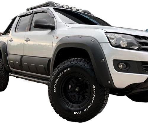 Kotflügelverbreiterungen kompatibel mit VW VOLKSWAGEN Amarok 2010 bis 2016 4 Tlg mit ABE T†V
