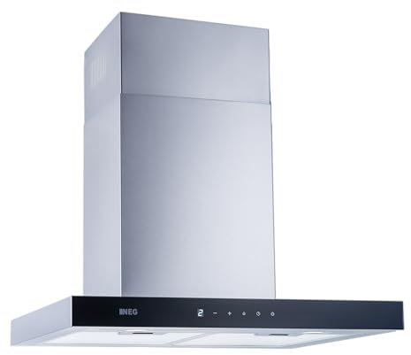 Dunstabzugshaube NEG3660WH bis 794 m³/h, leiser Betrieb 10-lagige Metallfettfilter, Sensortouch Bedienung, Modell 2024